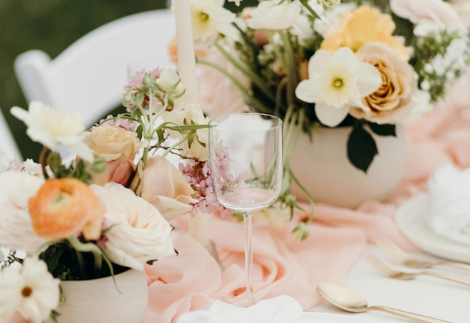 A place setting at a Damn Good Catering & Events affair